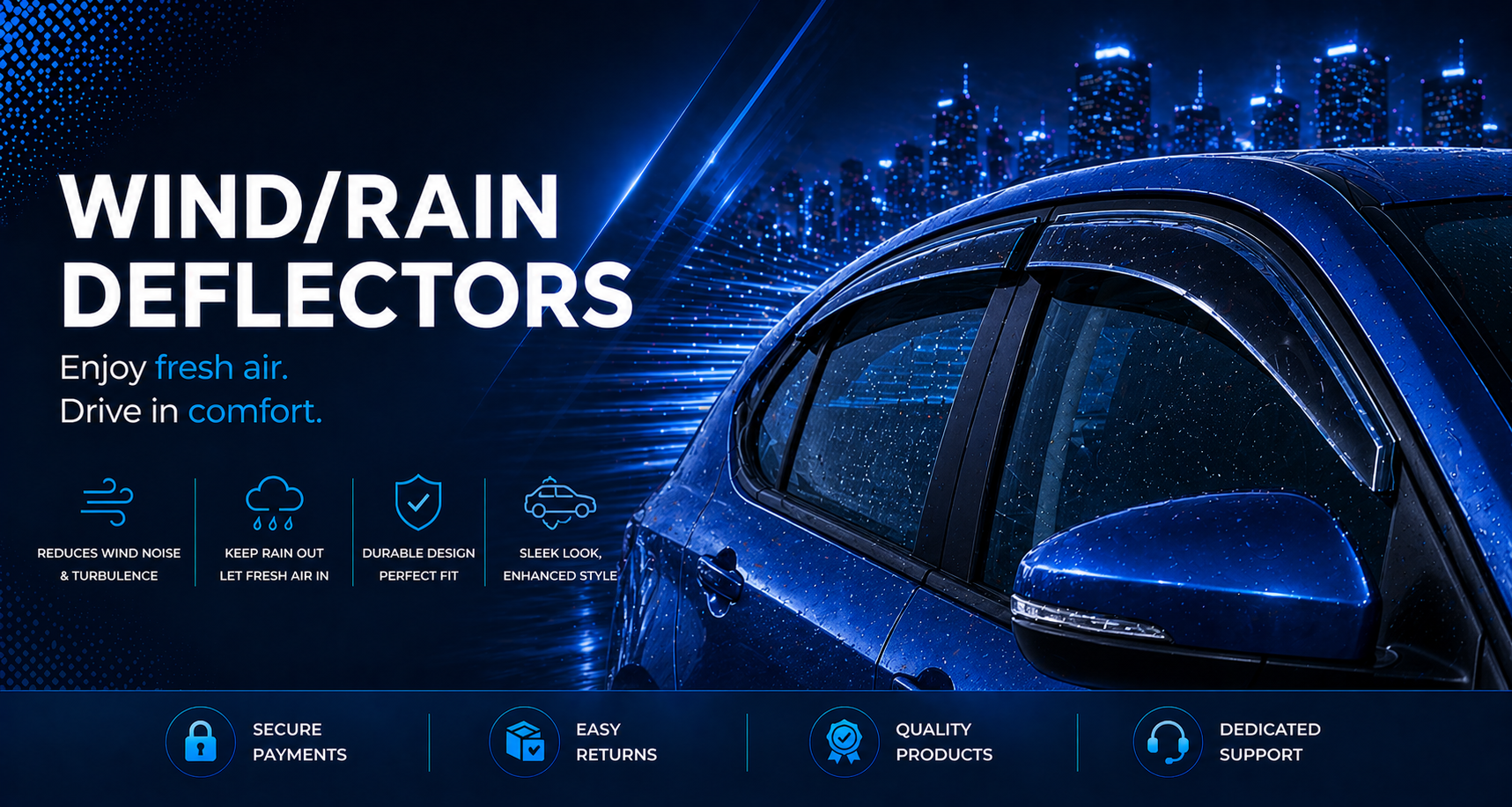Wind/Rain Deflectors