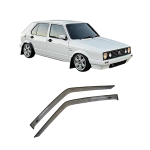 VW Golf/Jetta 1 Front Windshield/Rain Deflectors 2 Piece