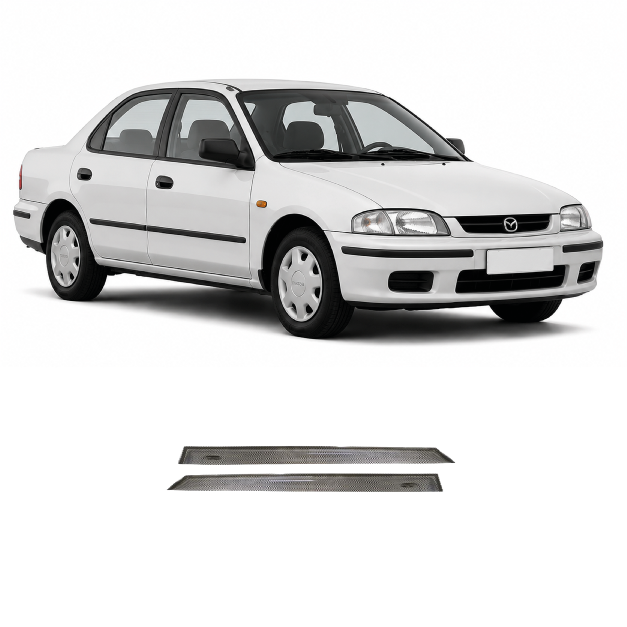 Mazda 323 Rear Windshield/Rain Deflectors 2 Piece