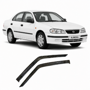 Nissan Almera 2001-05 Front Windshield/Rain Deflectors 2 Piece
