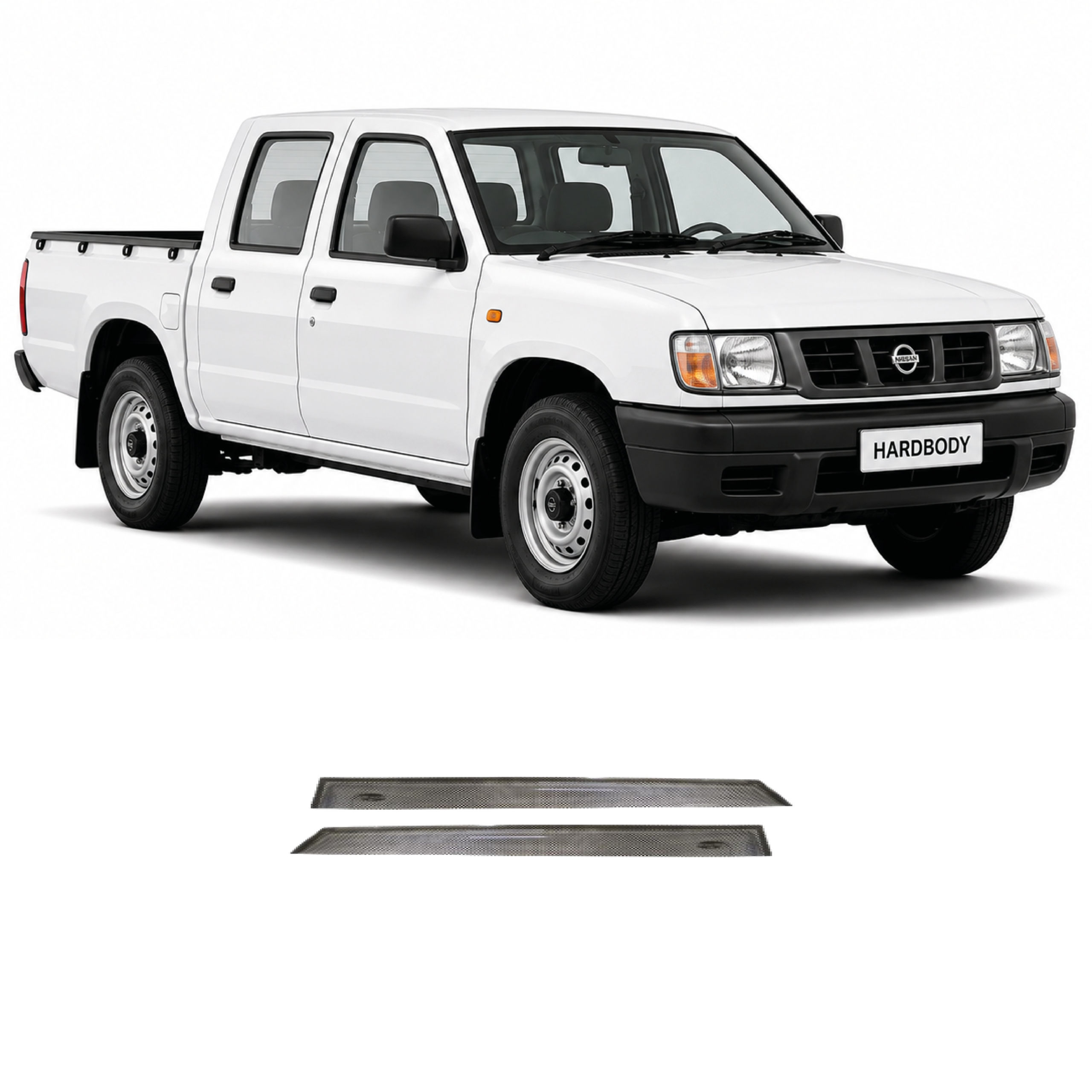 Nissan Hardbody Rear Windshield/Rain Deflectors 2 Piece
